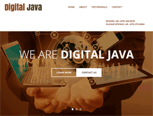 Tablet Screenshot of digital-java.com